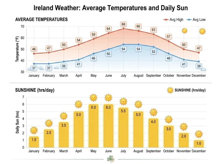 Ireland Weather by Month: A Complete Guide Ireland Weather by Month: A Complete Guide
