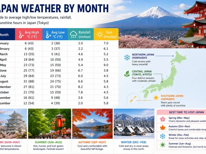 Japan Weather by Month: A Complete Guide