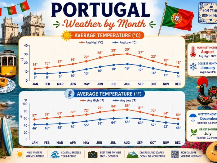 Portugal Weather by Month: A Complete Guide for Travelers